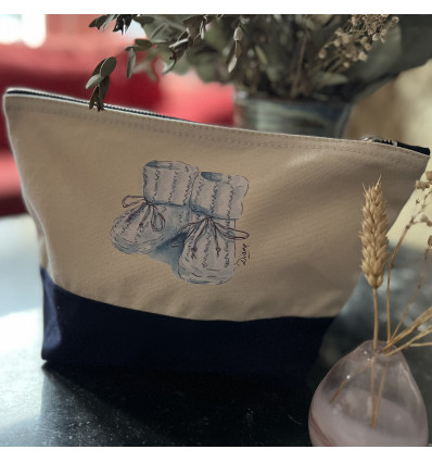 Pochette Chaussons en Laine