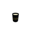 Bougie noire ZEN doré