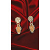 Boucles d’oreilles Pomme de Pin Dorée