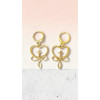 Boucles d’oreilles Cœur Vendéen Doré