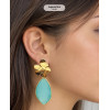 Boucles d’oreilles Félicité (vert)