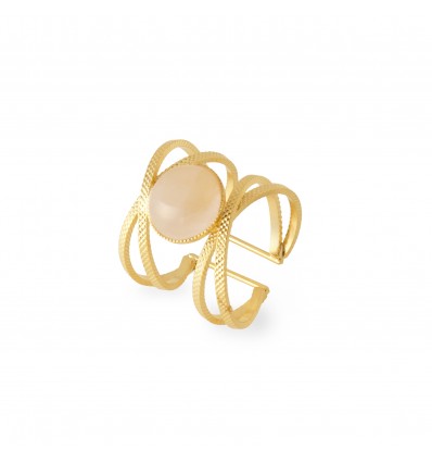 Bague IRIS Quartz rose